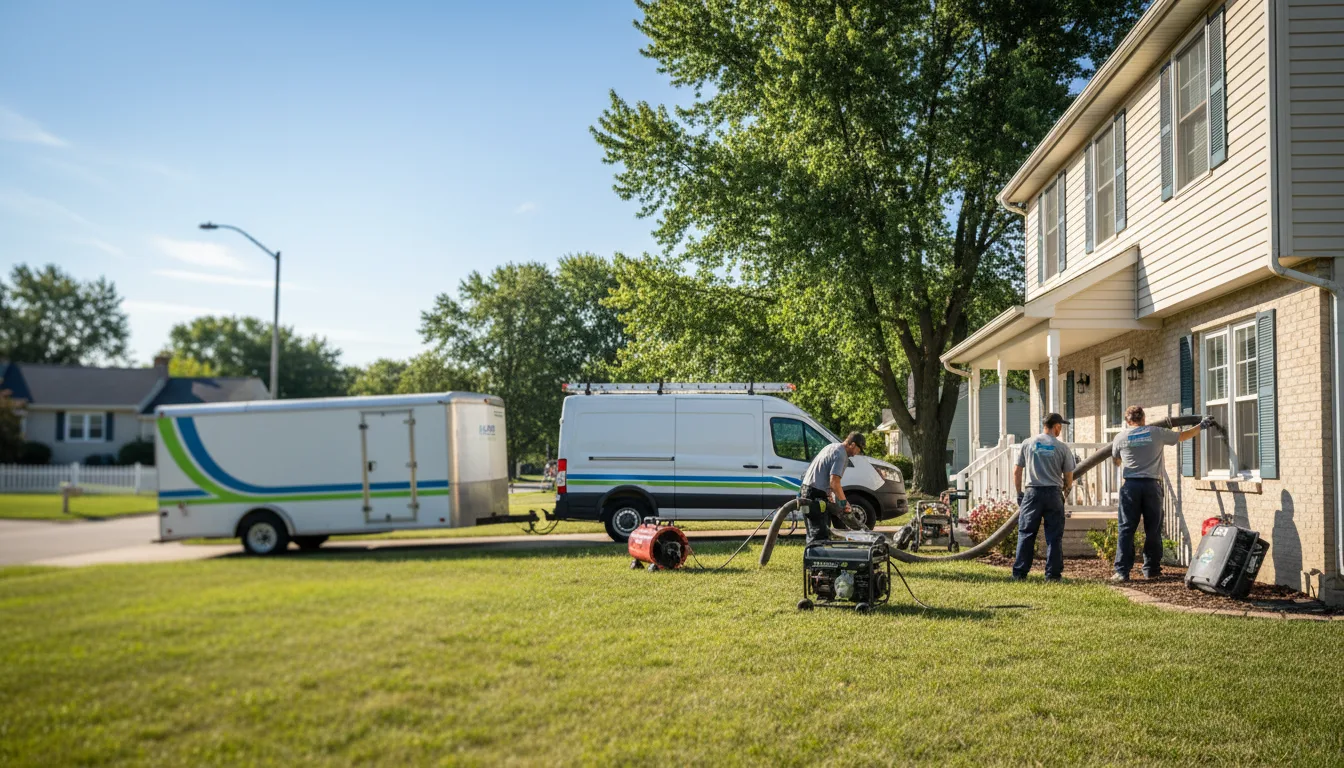 Flooded Basement Restoration And Cleanup With Repair in Big Rock, IL near me